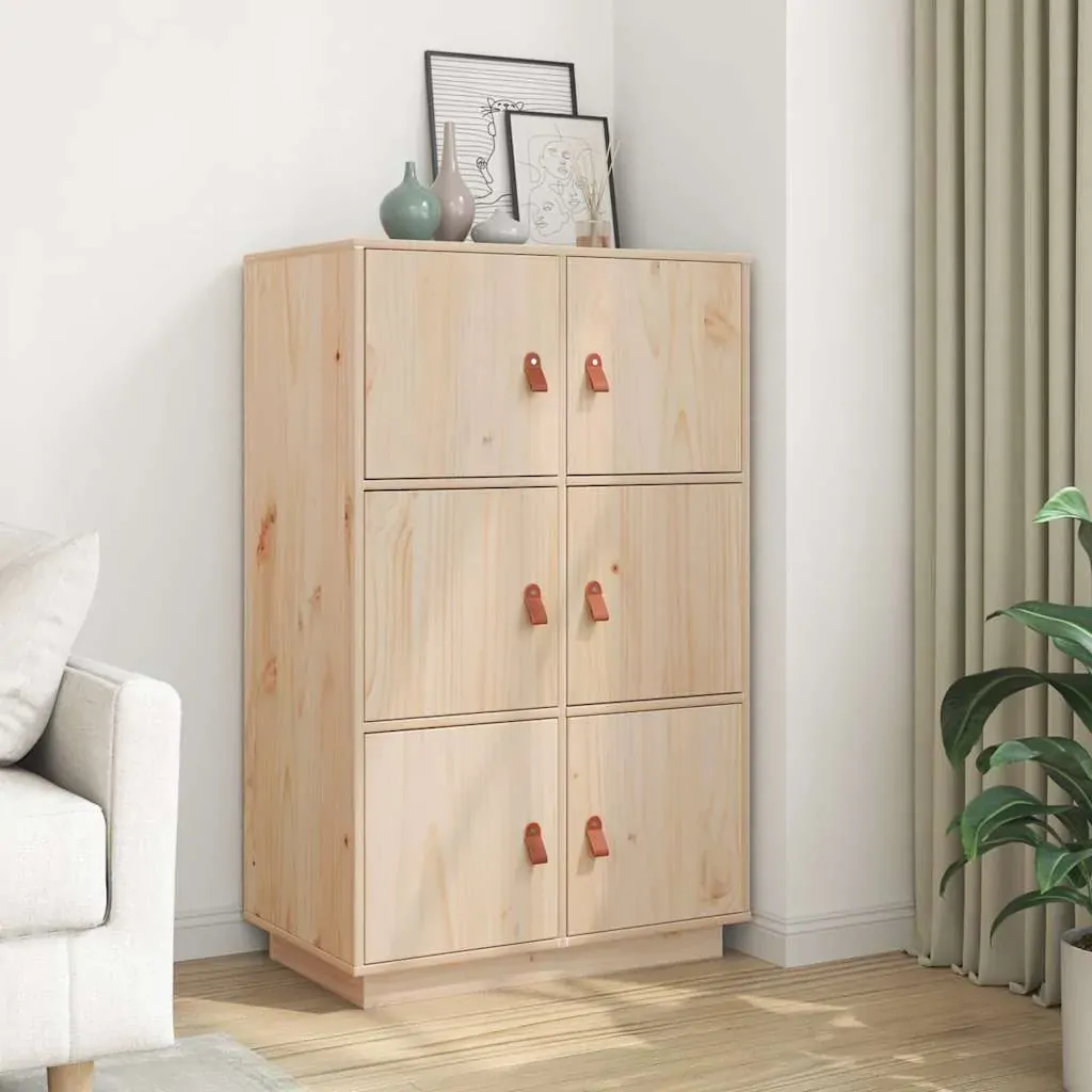 Highboard 67x40x108.5 cm Solid Wood Pine Price