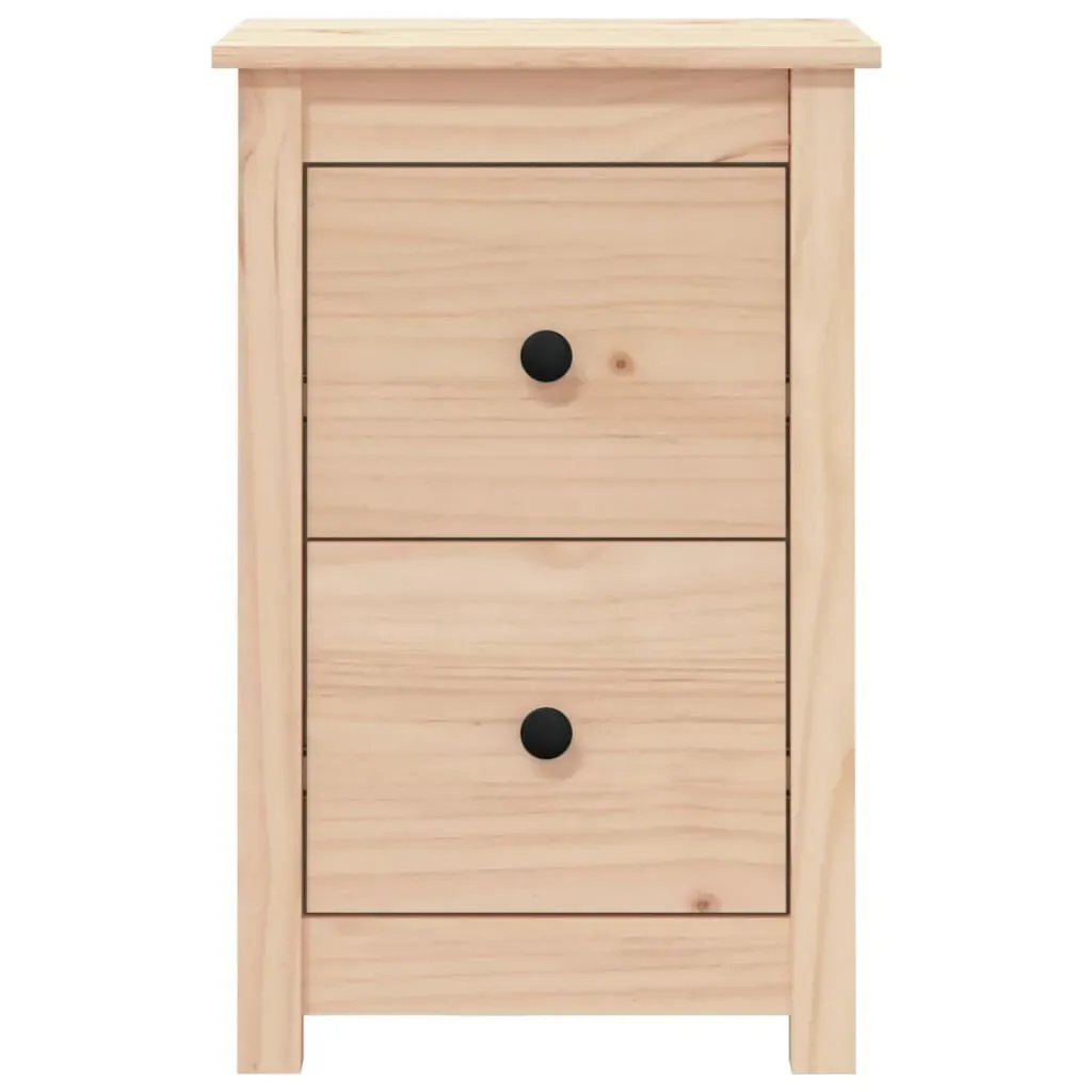Bedside Cabinets 2 pcs 40x35x61.5 cm Solid Wood Pine Price