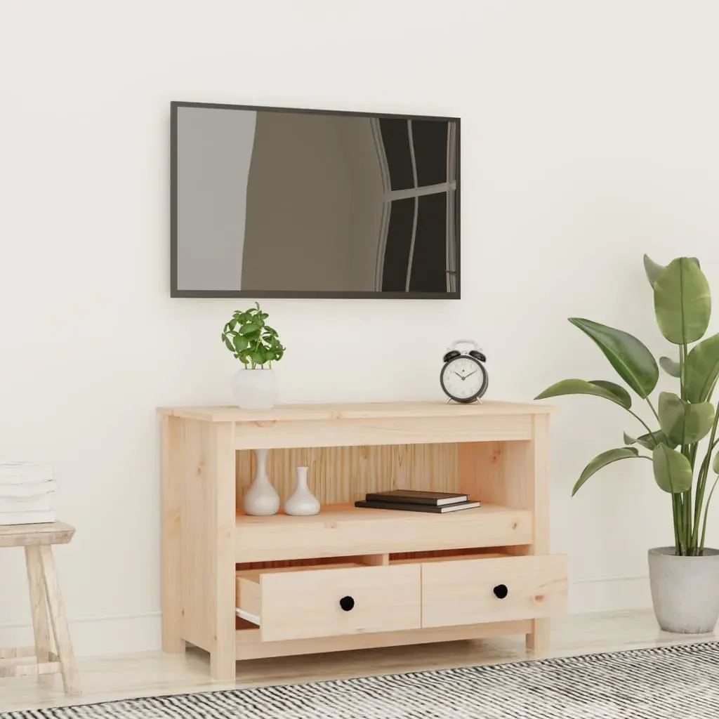 TV Cabinet 79x35x52 cm Solid Wood Pine Price