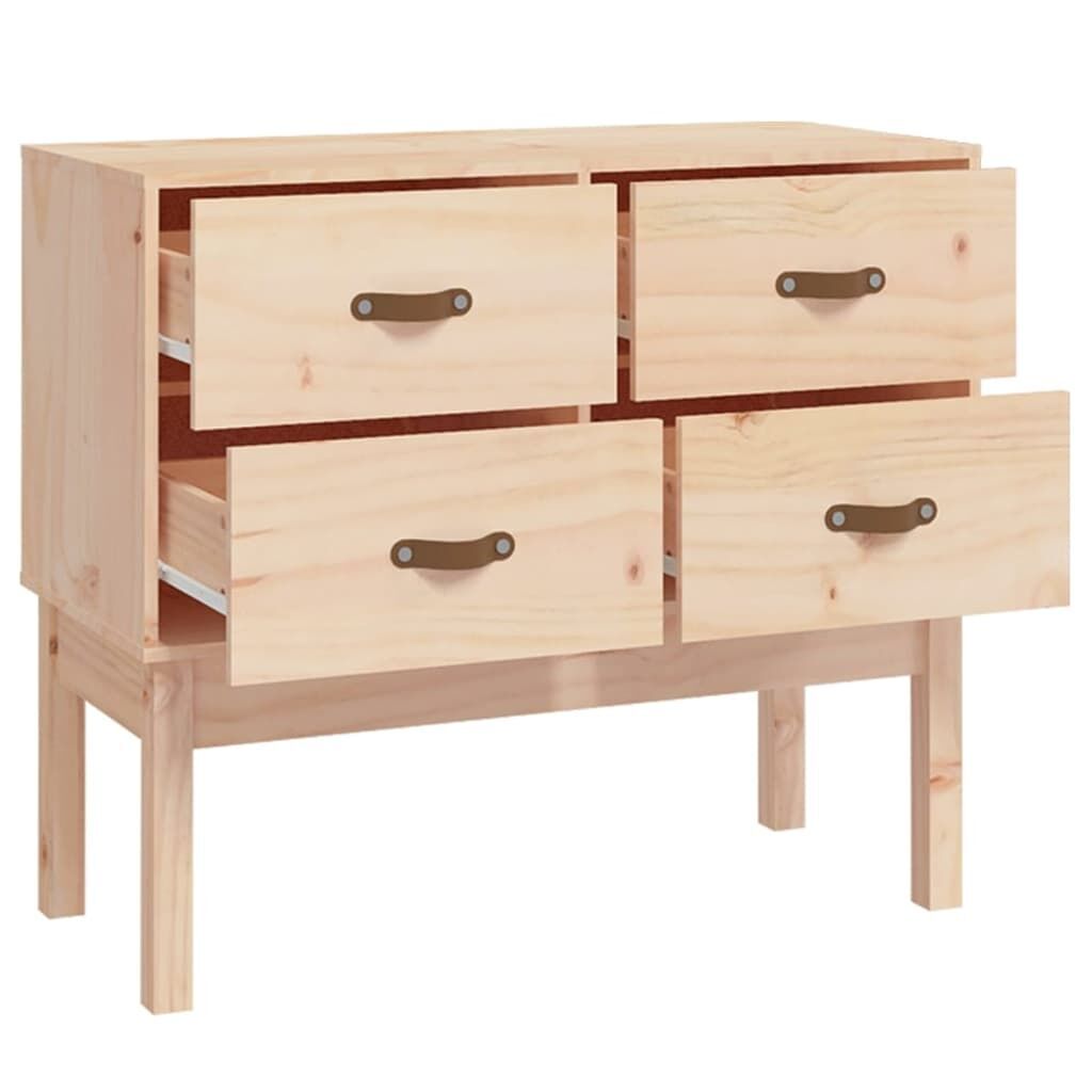 Console Cabinet 90x40x78 cm Solid Wood Pine Price