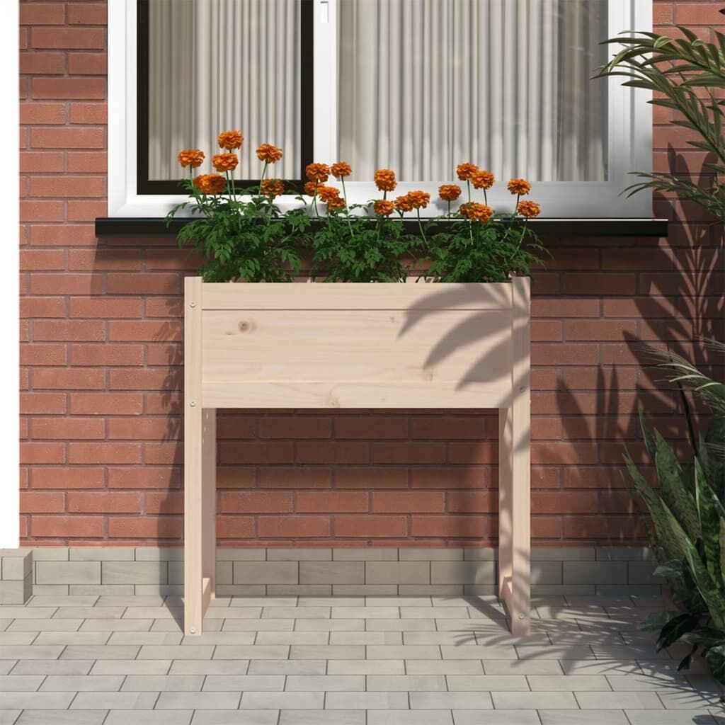 Planter 78x40x81 cm Solid Wood Pine Price