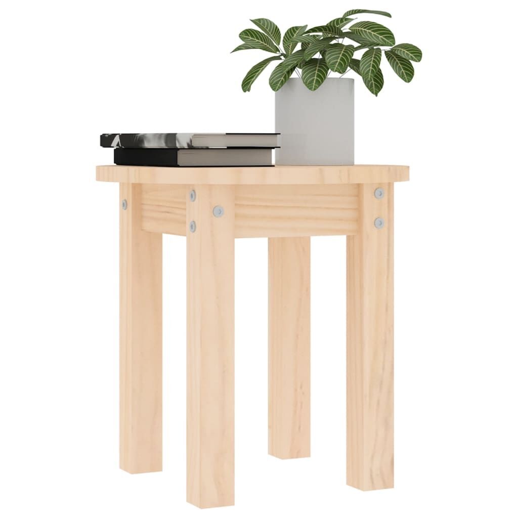Coffee Table Ø 35x35 cm Solid Wood Pine Price
