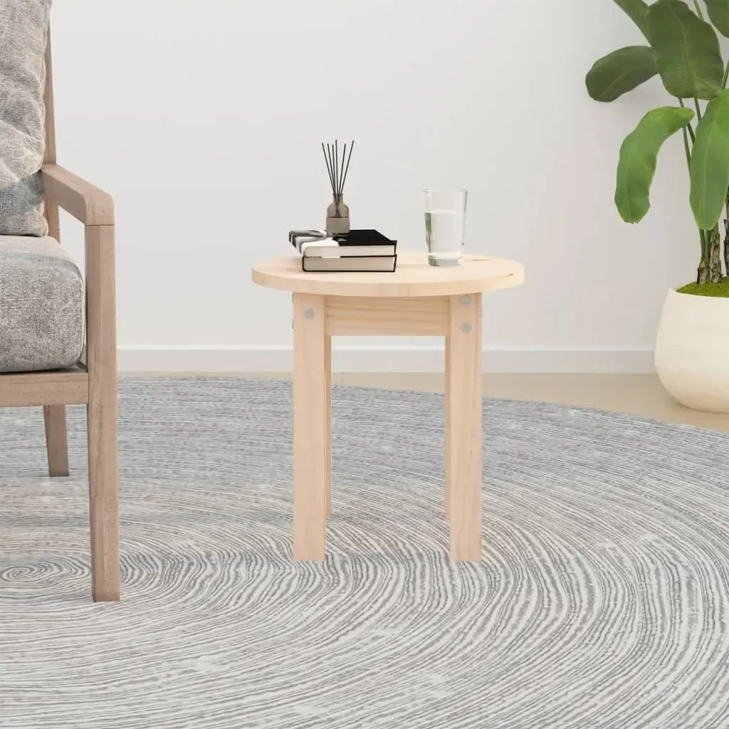 Coffee Table Ø 35x35 cm Solid Wood Pine Price