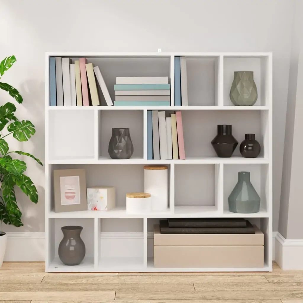 Book Cabinet/Room Divider White 105x24x102 cm Price