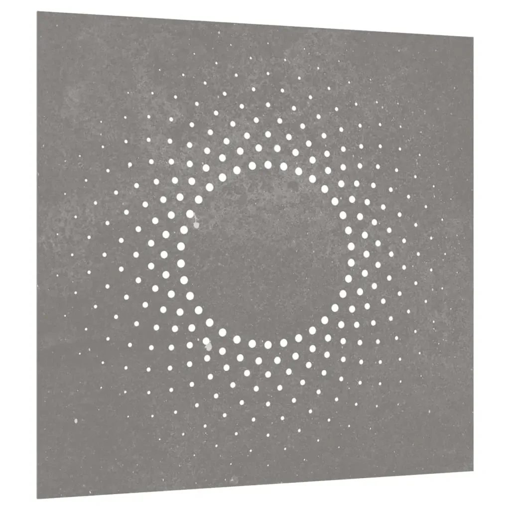 Garden Wall Decoration 55x55 cm Corten Steel Sun Design Price