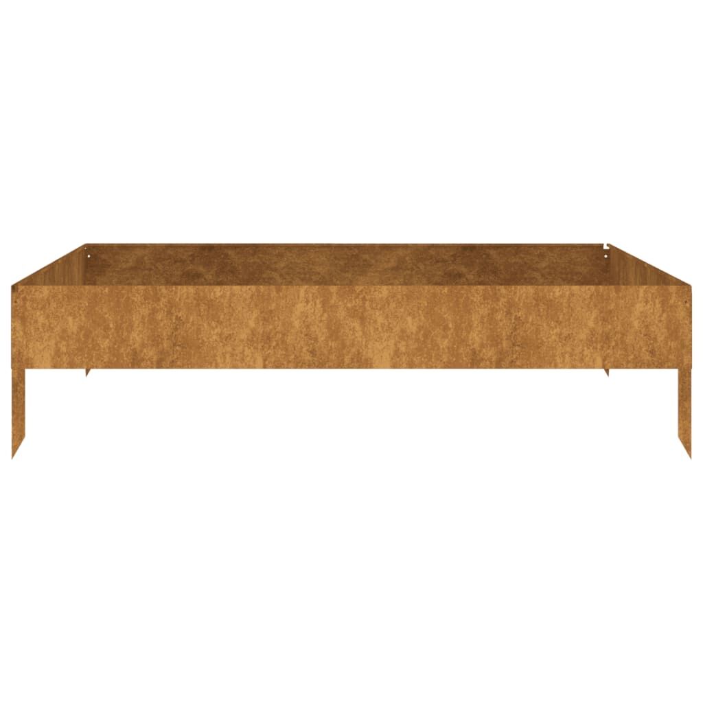 Garden Raised Bed 100x100x26 cm Corten Steel Price