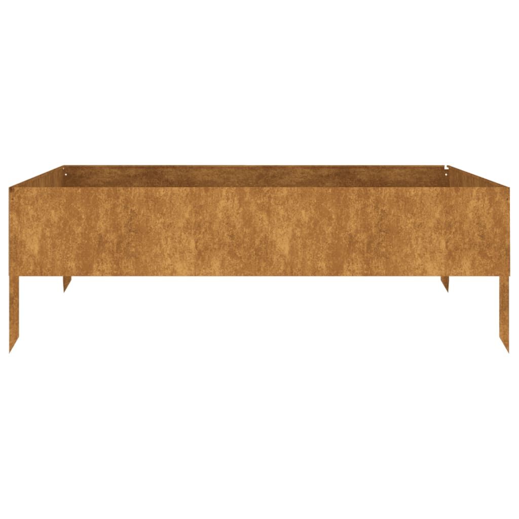 Garden Raised Bed 100x100x33.5 cm Corten Steel Price