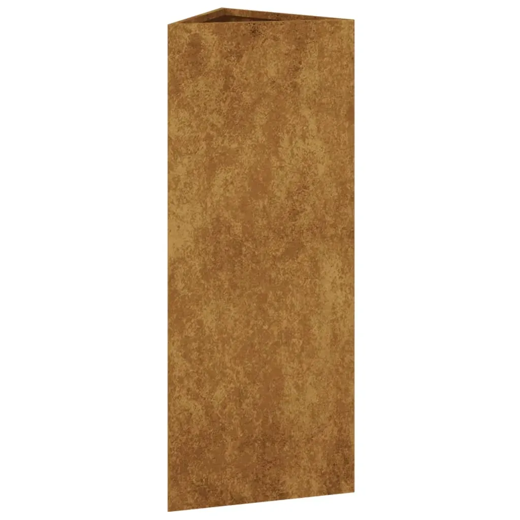 Garden Planter 30x26x75 cm Corten Steel Price