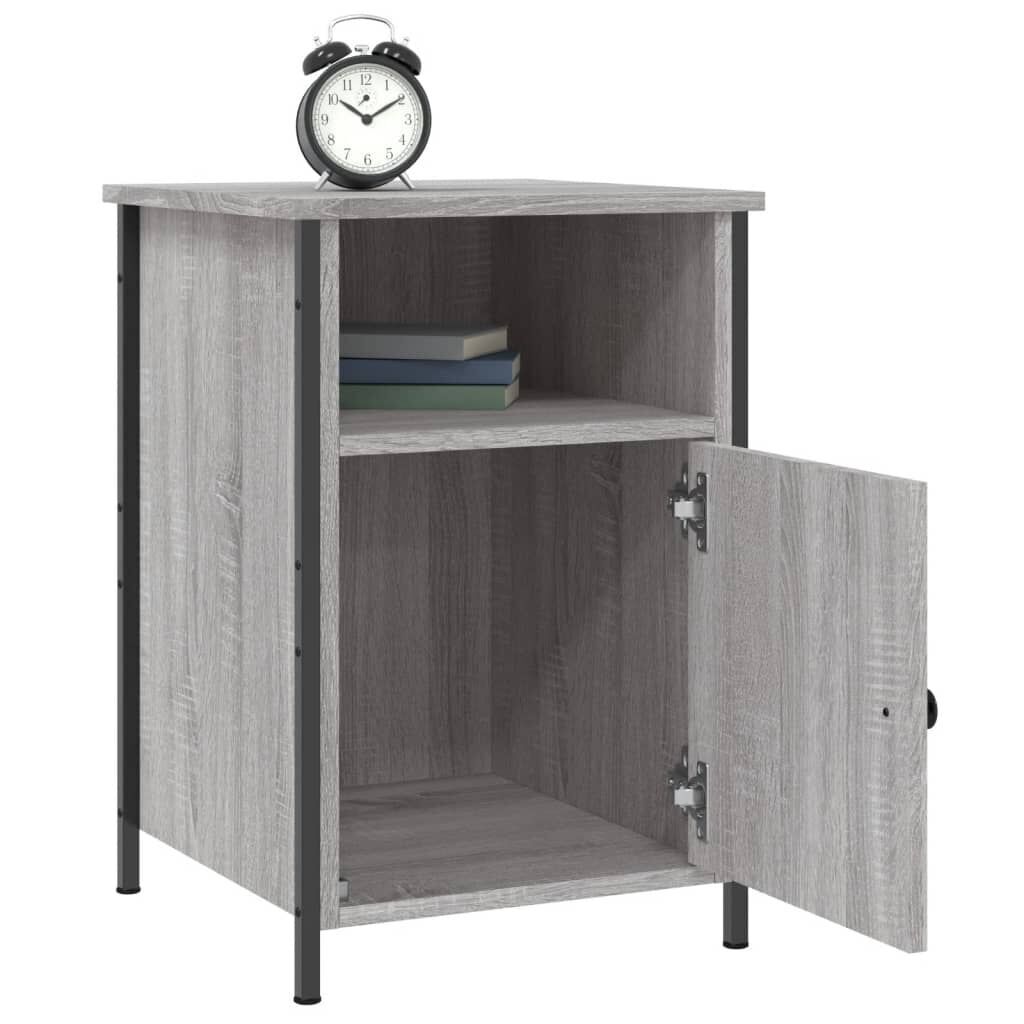 Bedside Cabinets 2 pcs Grey Sonoma 40x42x60 cm Engineered Wood Price