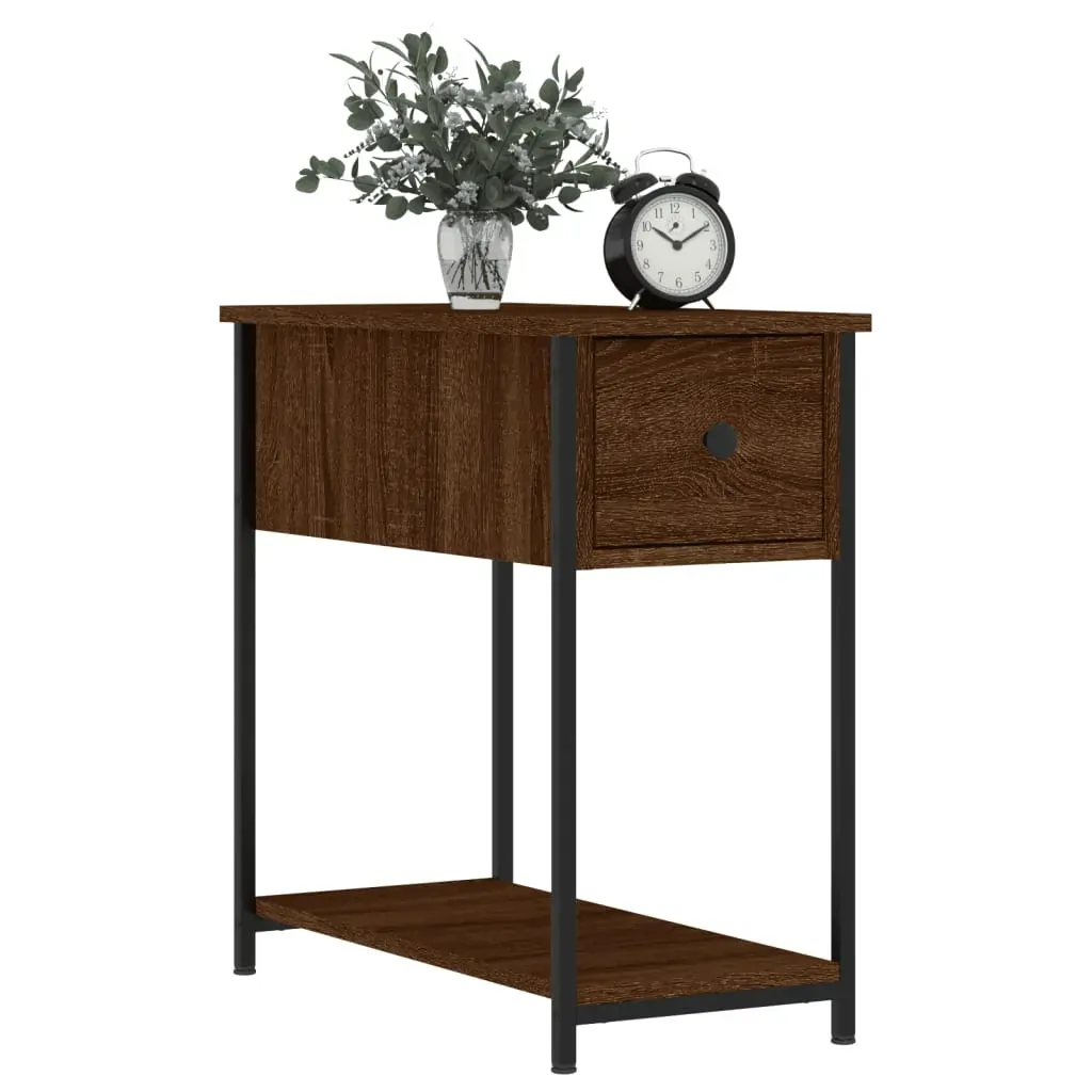 Bedside Cabinets 2 pcs Brown Oak 30x60x60 cm Engineered Wood Price