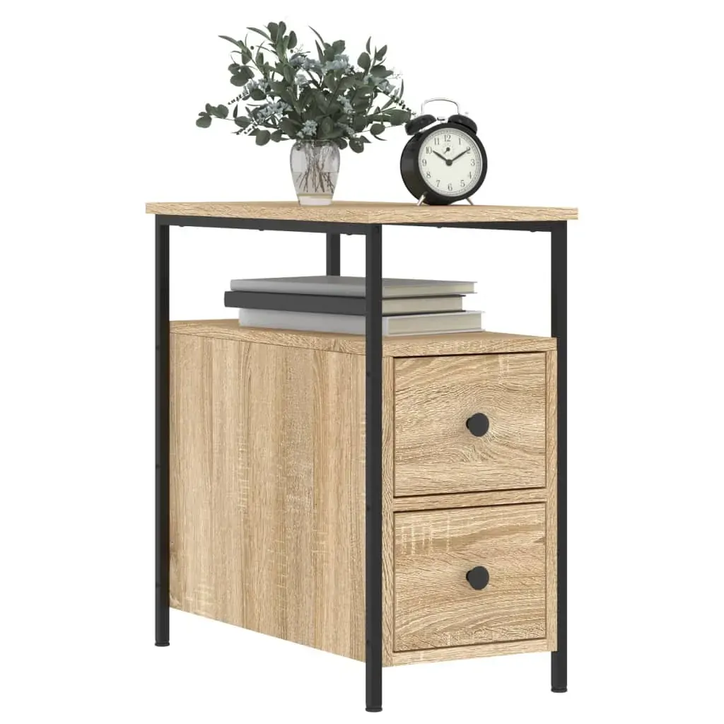 Bedside Cabinets 2 pcs Sonoma Oak 30x60x60 cm Engineered Wood Price