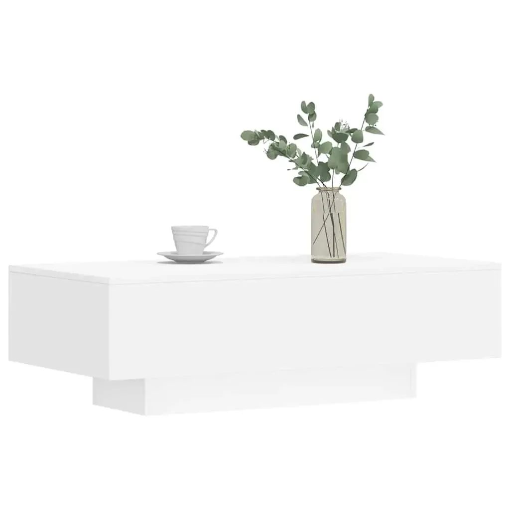 Coffee Table White 100x49.5x31 cm Engineered Wood Price