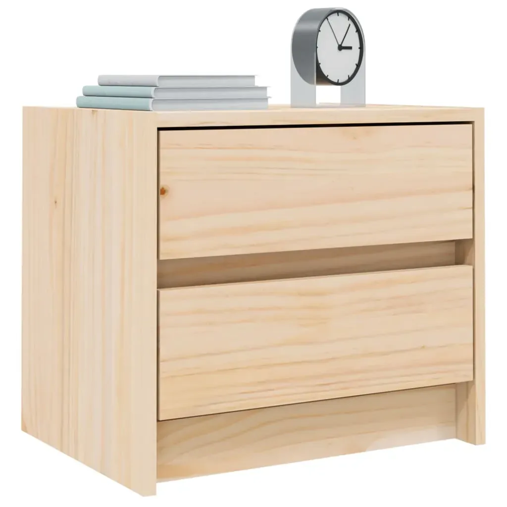 Bedside Cabinet 40x31x35.5 cm Solid Wood Pine Price