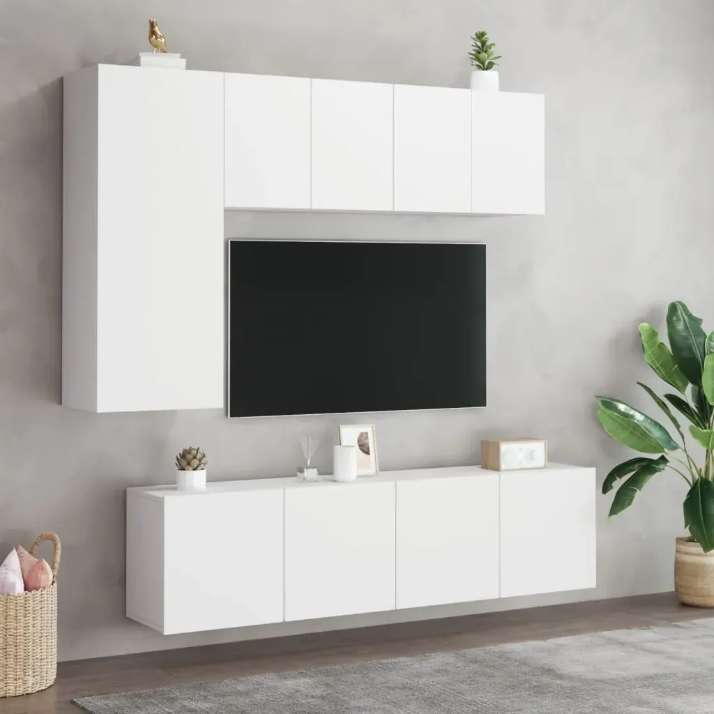 TV Cabinets Wall-mounted 2 pcs White 60x30x41 cm Price