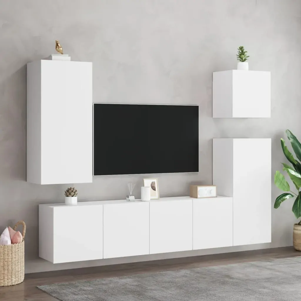 TV Cabinets Wall-mounted 2 pcs White 80x30x41 cm Price