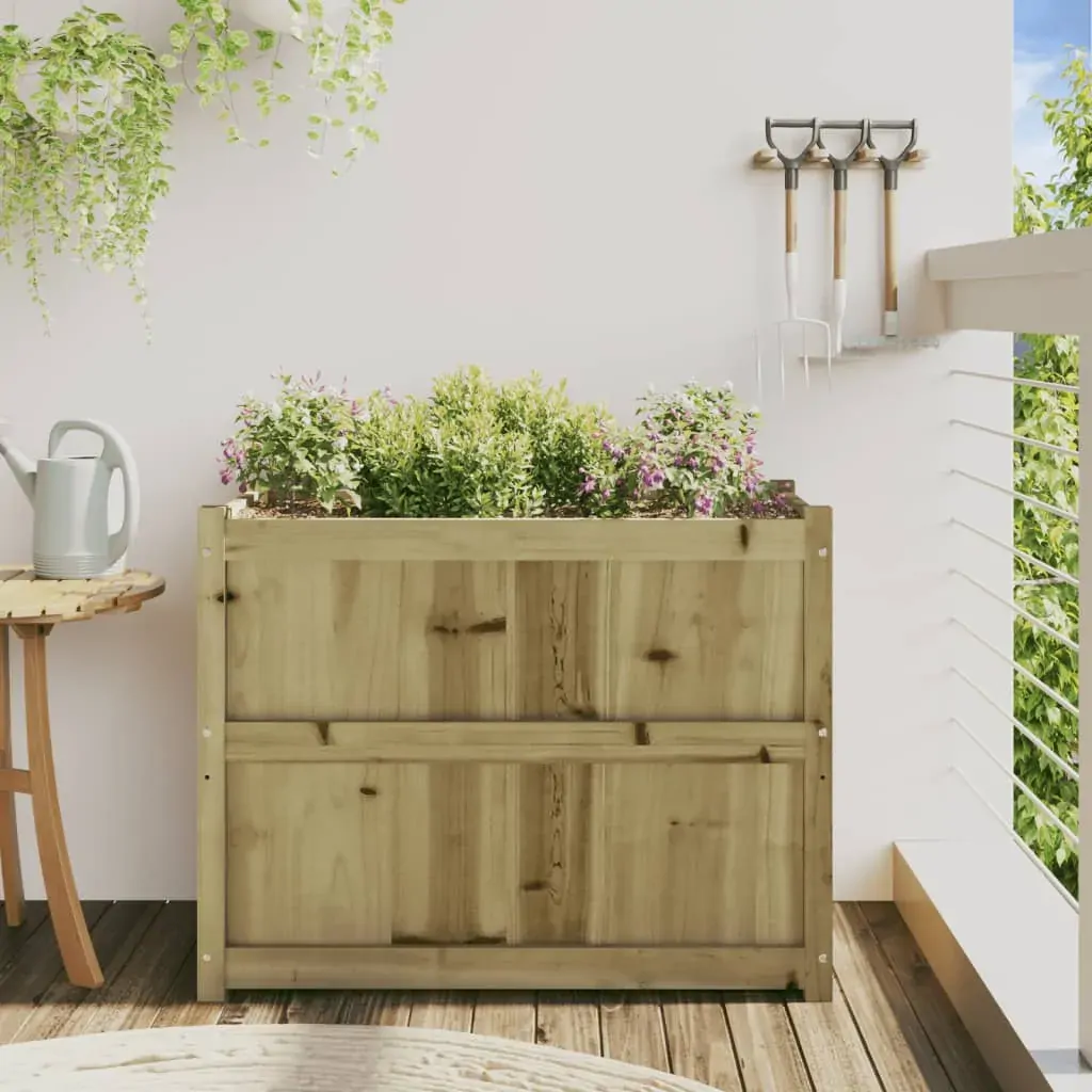 Garden Planter 90x50x70 cm Impregnated Wood Pine Price