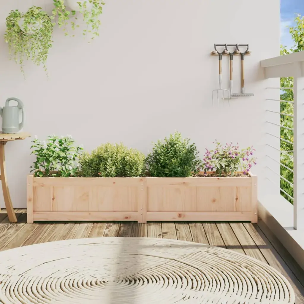 Garden Planter 150x31x31 cm Solid Wood Pine Price