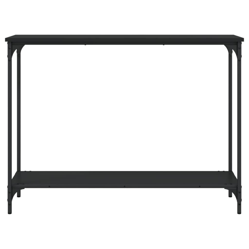 Console Table Black 101x30.5x75 cm Engineered Wood Price