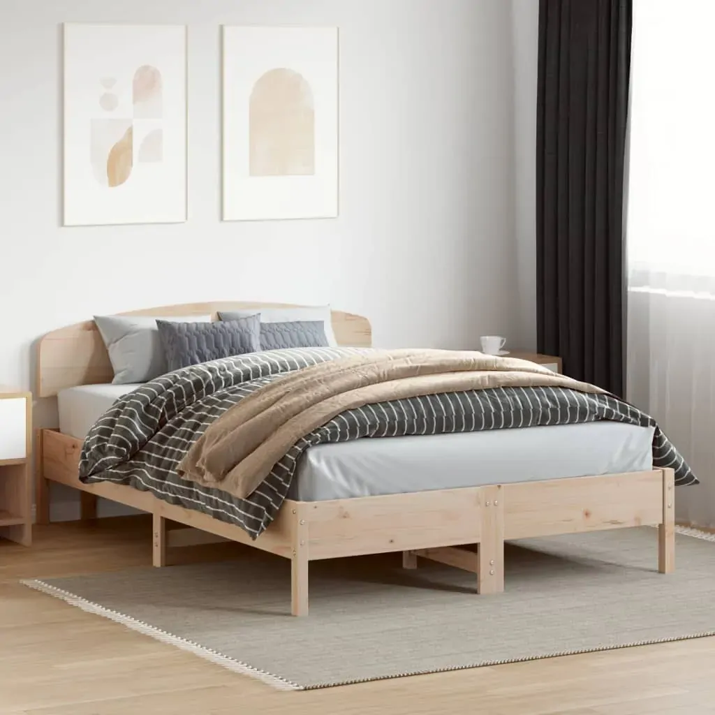Headboard 150 cm Solid Wood Pine Price