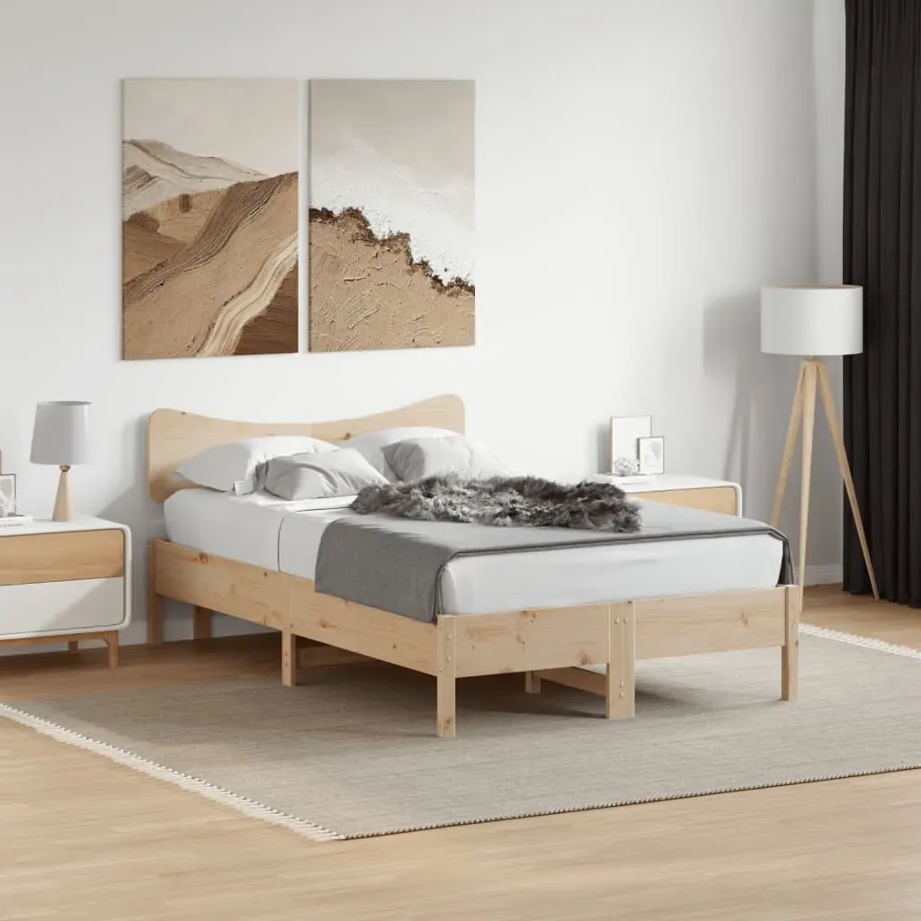 Headboard 135 cm Solid Wood Pine Price