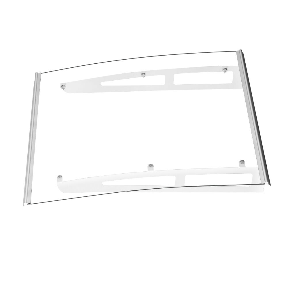 Window Door Awning Canopy 1mx1m Transparent Solid Sheet Aluminum Frame Price