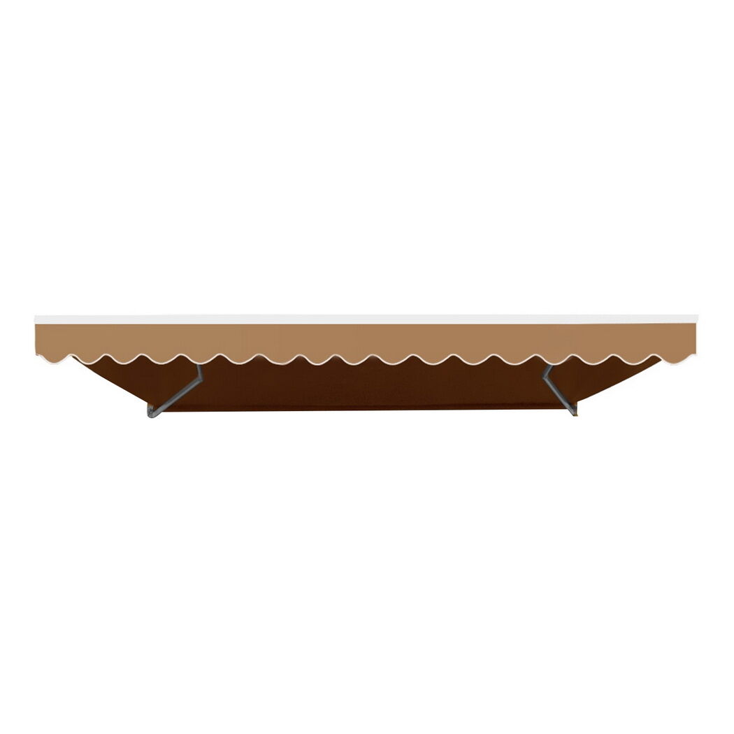 Instahut Retractable Folding Arm Awning Manual Sunshade 2.5Mx2M Beige Price