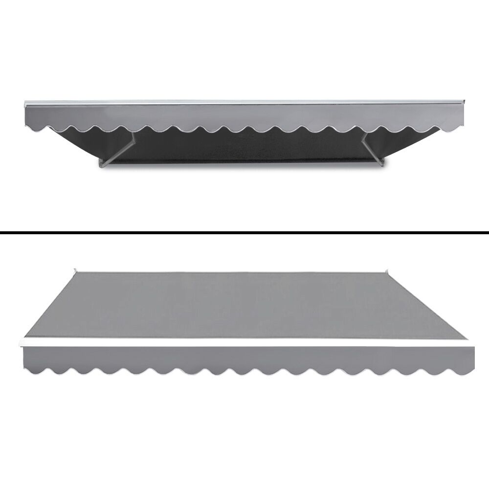 Retractable Folding Arm Awning Motorised Sunshade 4Mx2.5M Pearl Grey Price