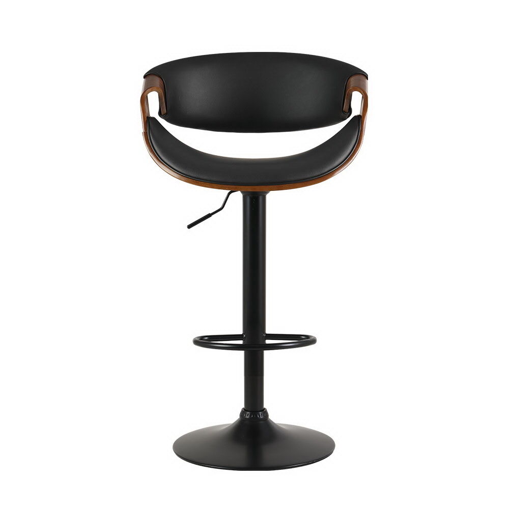 2x Bar Stools Gas Lift Leather w/Armrest Price