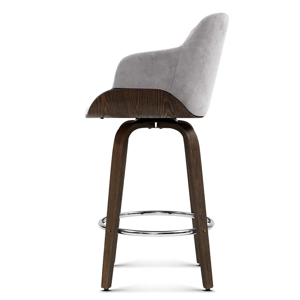 Bar Stools Swivel Velvet Padded Wooden Price
