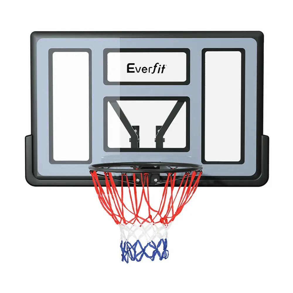 45" Basketball Hoop Backboard Wall Mounted Ring Net Sports Pro System Price