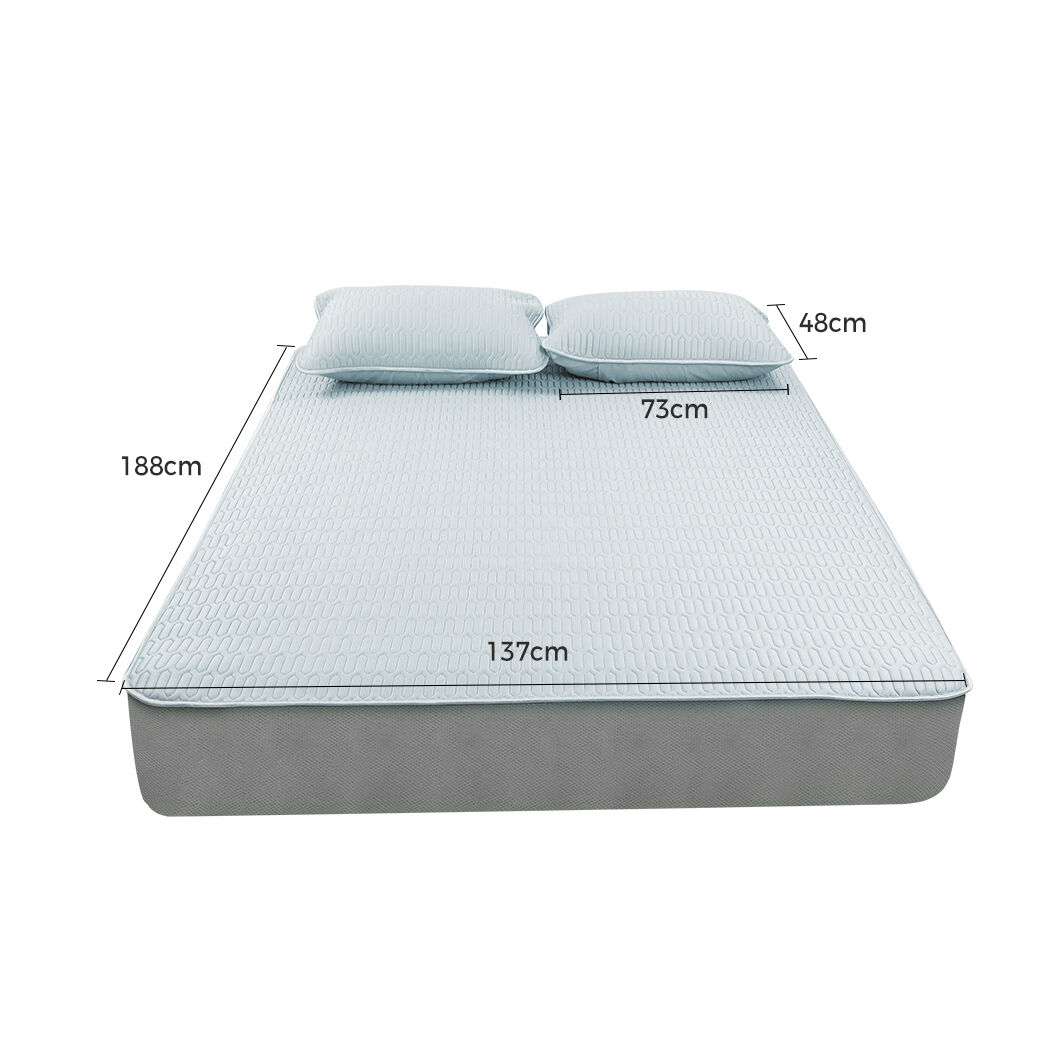 Latex Cooling Bed Sheet Set Fitted 3PCS Double Price