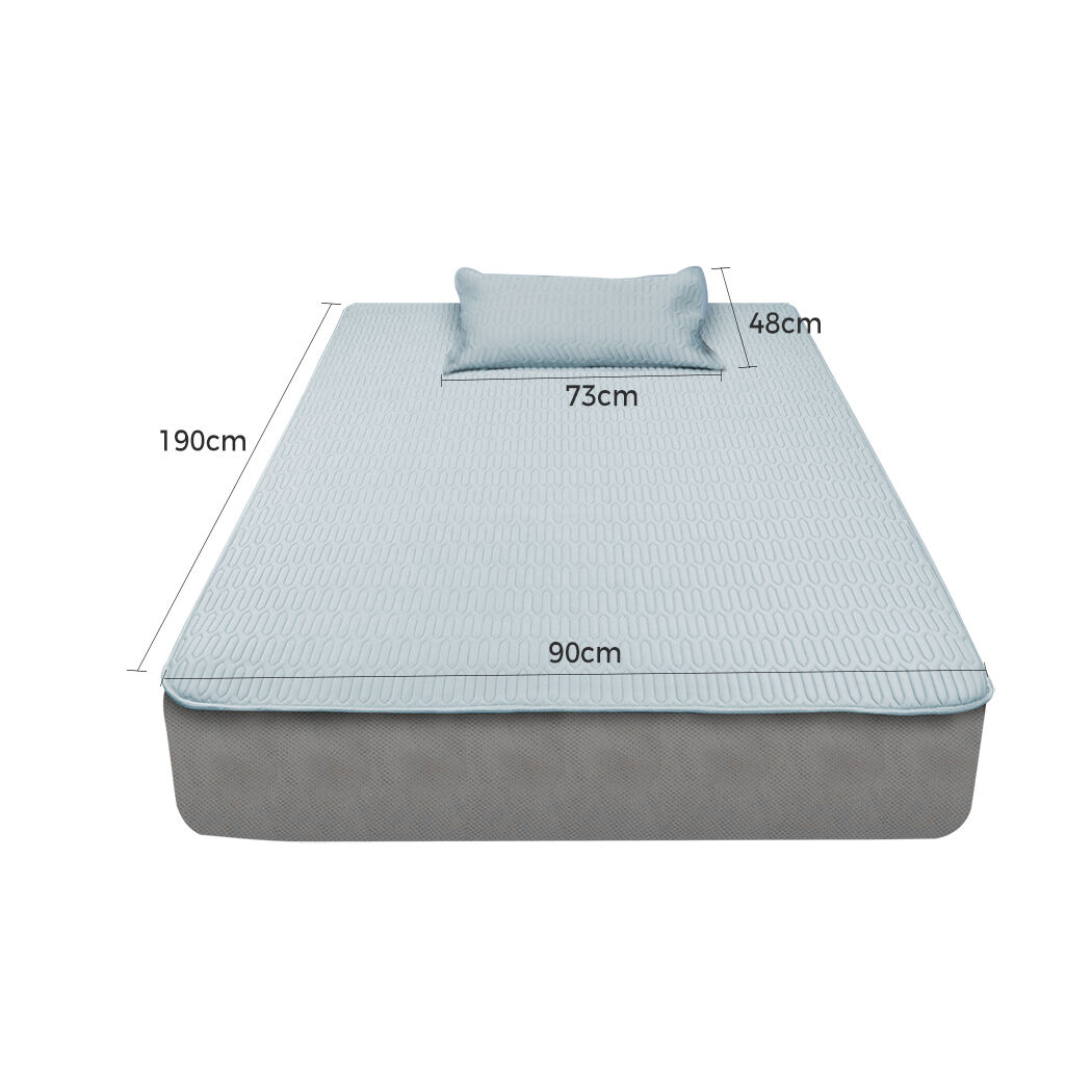 latex cooling bed sheet set fitted 2pcs single Price