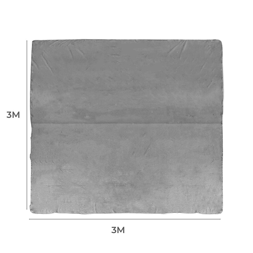 3x3m large oversized blanket grey plain Price