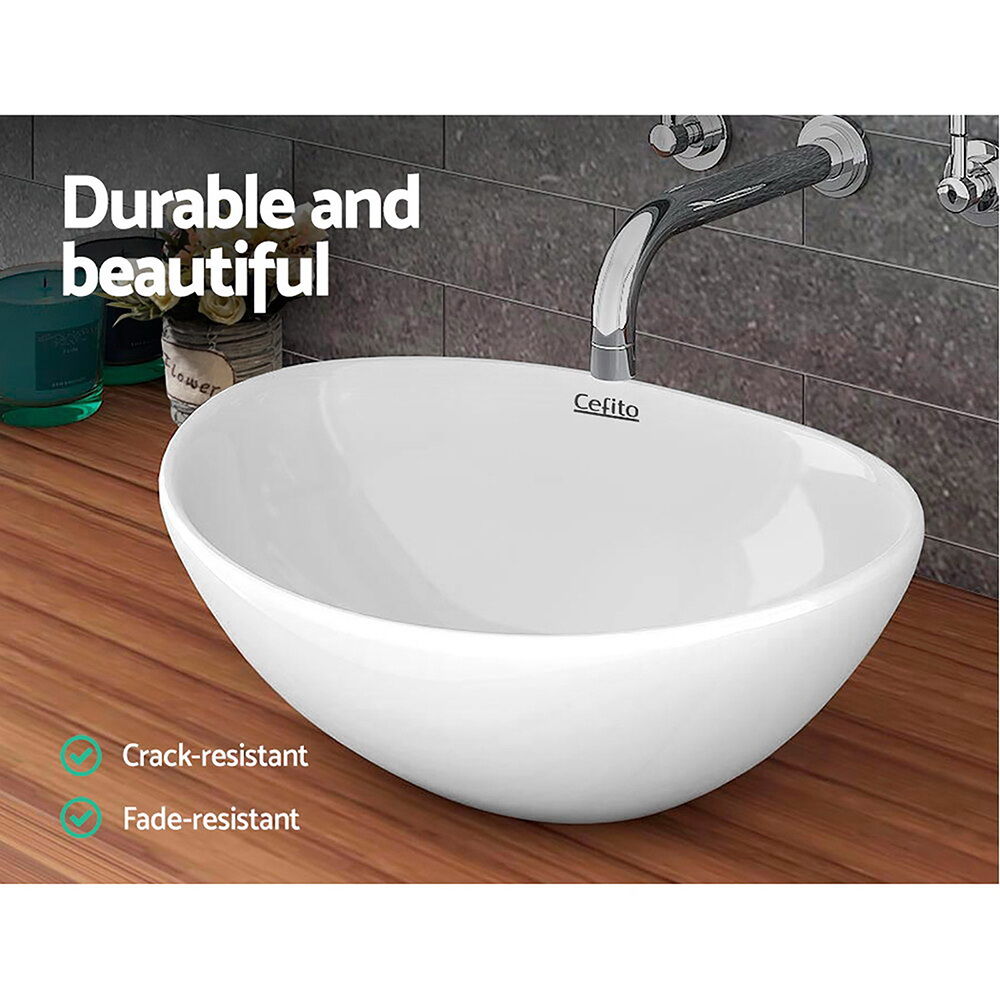 Bathroom Basin Ceramic Vanity Sink Hand Wash Bowl 41x34cm Price