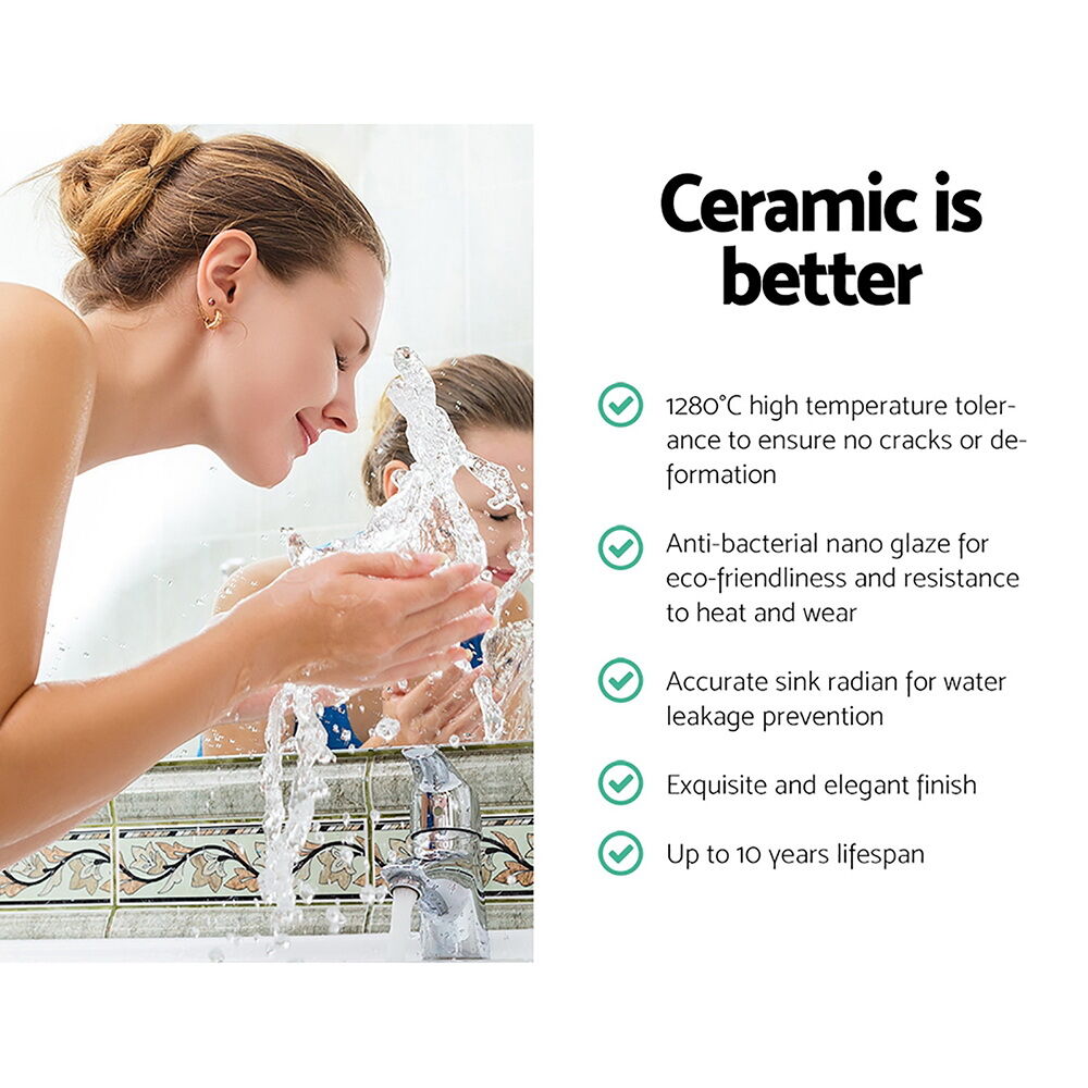 Bathroom Basin Ceramic Vanity Sink Hand Wash Bowl 41x41cm Price