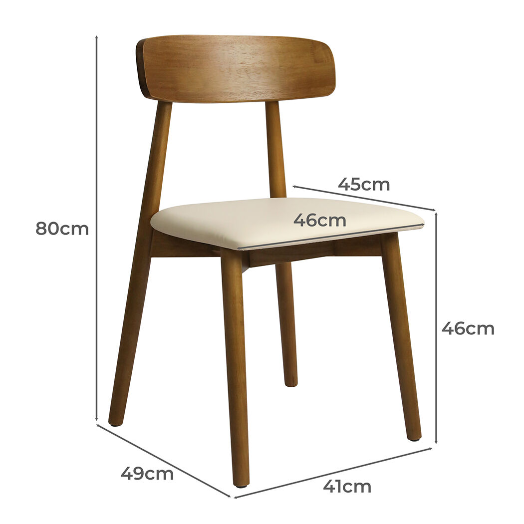 2x dining chairs kitchen chair walnut Price