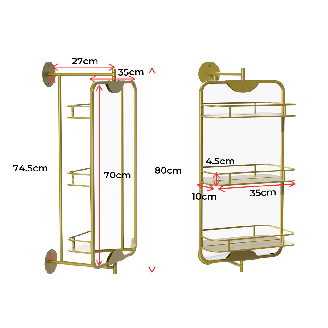 360? Swivel Bathroom Wall Mirrors with Storage Price