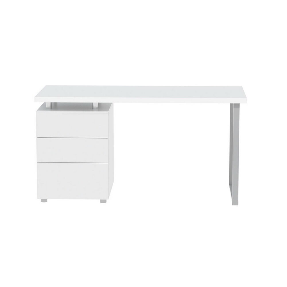 Computer Desk Drawer White 140CM Price