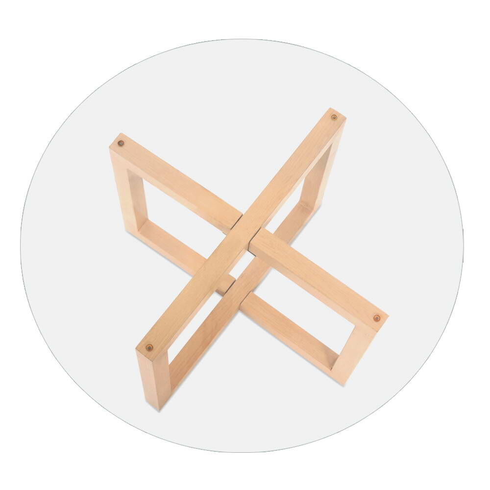 Coffee Table Round 80CM Tempered Glass Price