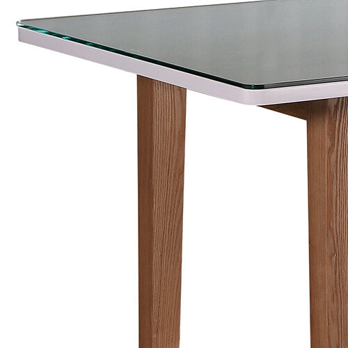 7 Pieces Dining Suite Dining Table & 6X Chairs in White Top High Glossy Wooden Base Price