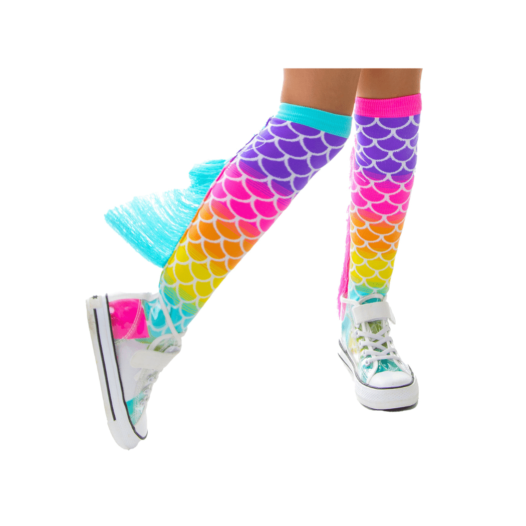 Mermaid Socks With Tassles Kids & Adults Age 6 - 99 Price