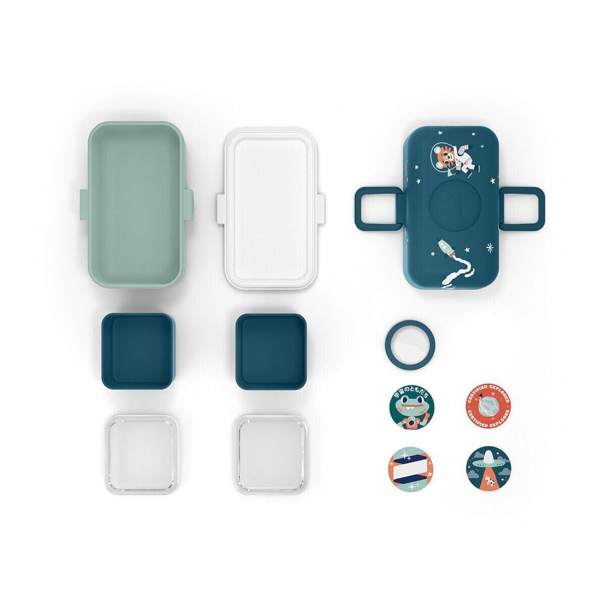 Tresor Graphic Kidss Bento Box- Cosmic Blue Cosmic Blue Price