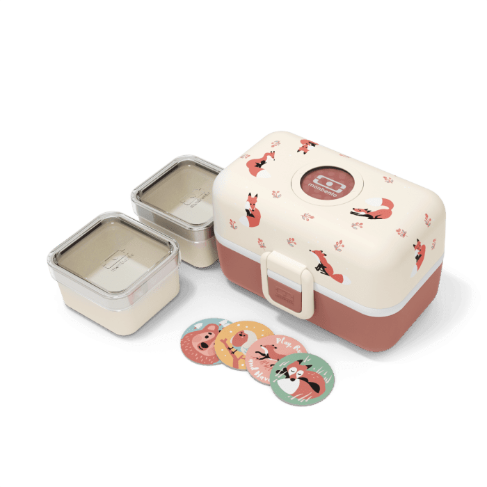 Tresor Graphic Kidss Bento Box- Cinnamon Fox Cinnamon Fox Price