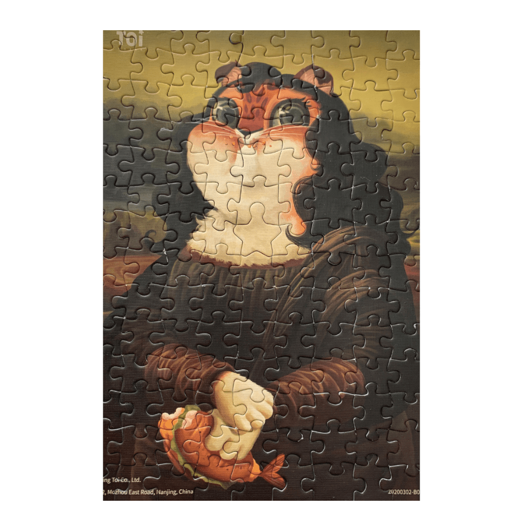 Cat in Art Puzzle - Mona Lisa Price