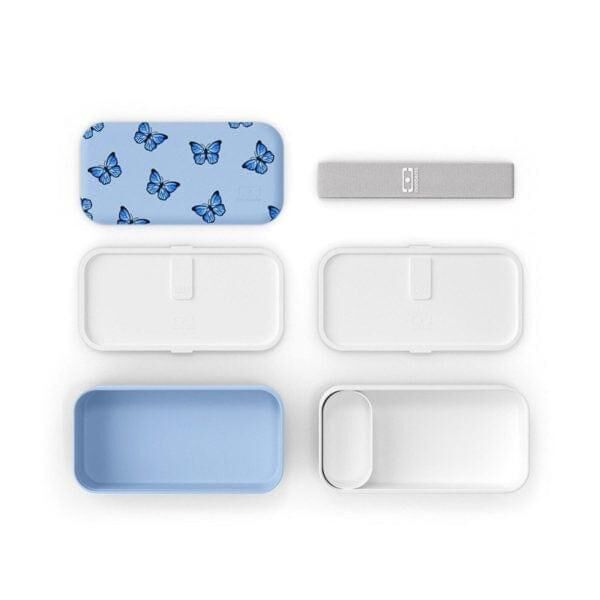 Original Graphic 1L Lunch Bento Box- Blue Butterfly Blue Butterfly Price