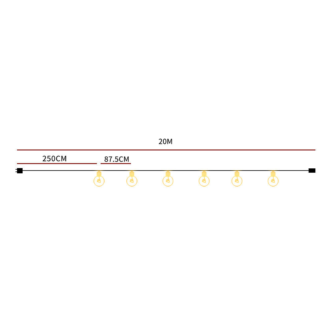 20M Festoon String Lights Kits Price