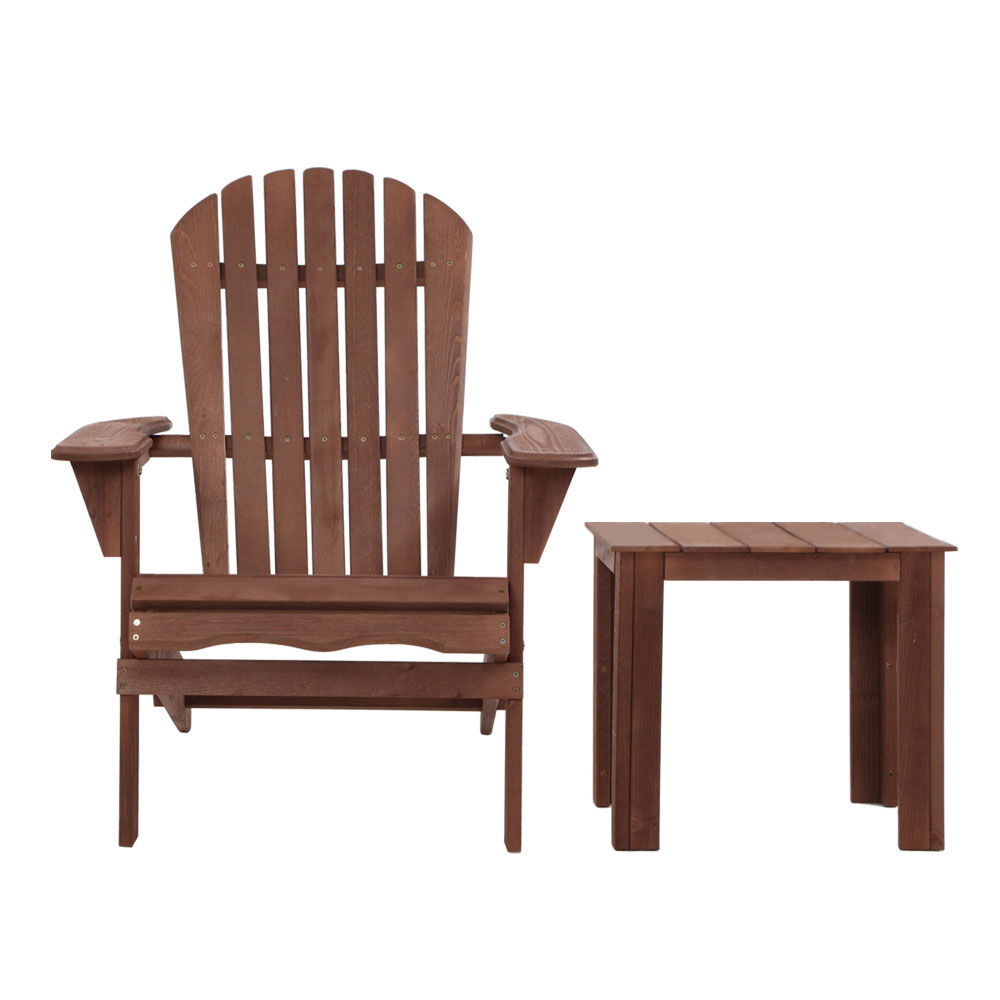 Adirondack Outdoor Chairs Wooden Foldable Beach Chair Patio Furniture Brown Price