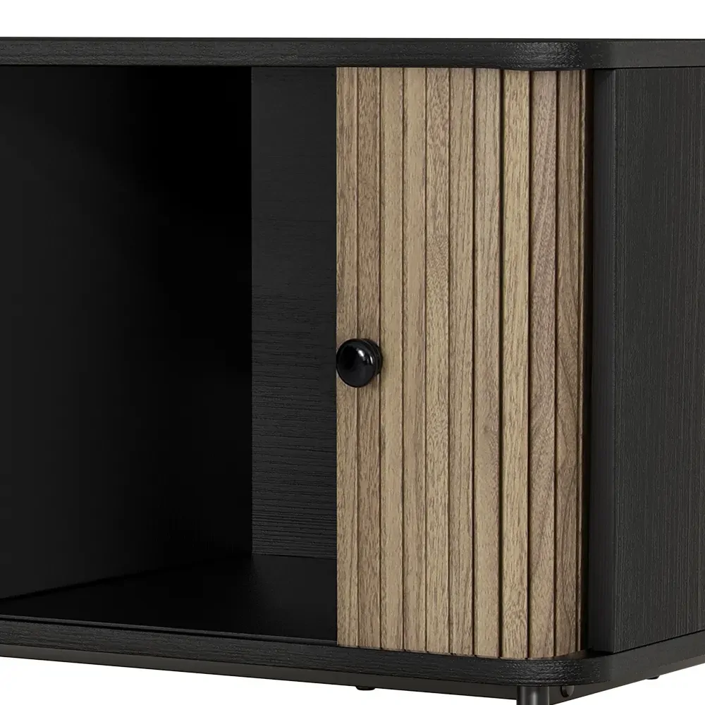Entertainment Unit TV Cabinet 150CM Black Boris Price