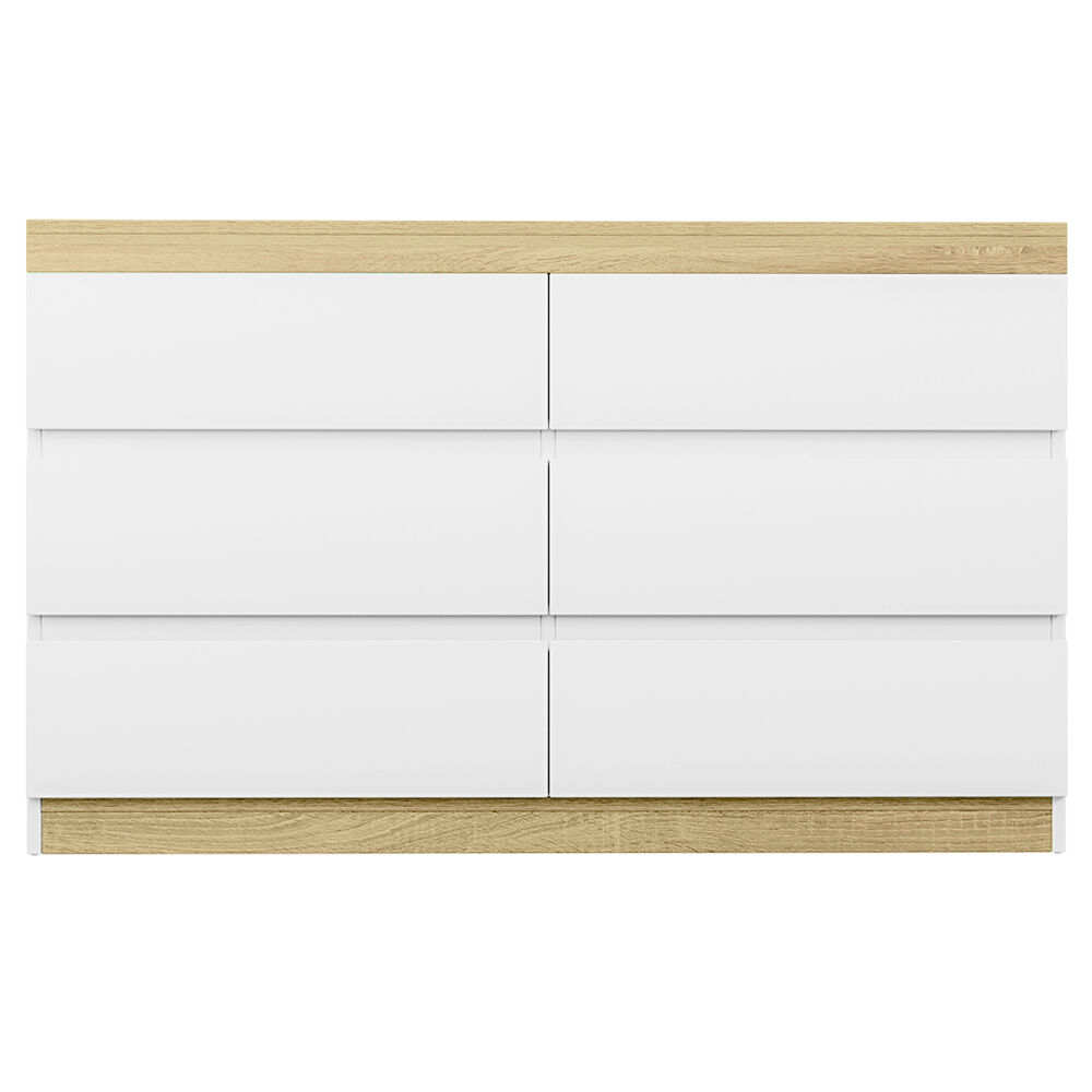 6 Chest of Drawers Cabinet Dresser Table Tallboy Storage Bedroom White Price