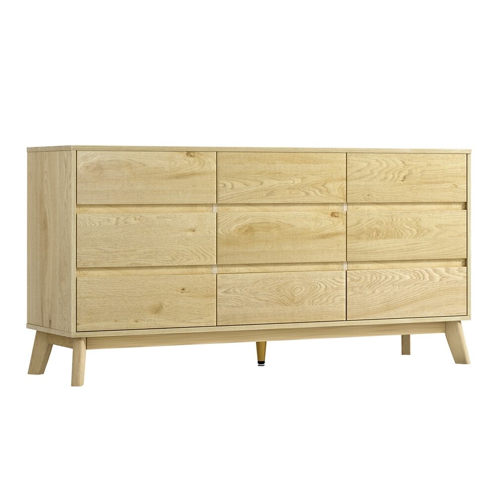 9 Chest of Drawers Tallboy Cabinet - XAVI Pine Price